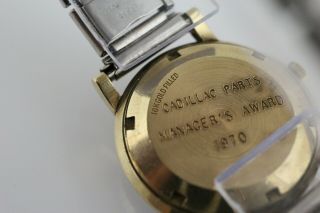 Vintage Mens Omega Automatic 10k GF Cal.  550 Watch - Runs 6