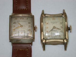 Hamilton & Girard Perregaux Vintage Men’s Mechanical Wristwatches.  199t