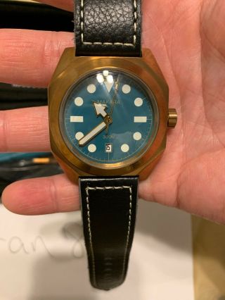 Makara Sea Turtle Limited Edition Bronze Case Green Dial 4