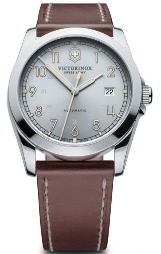 Swiss Army 241566 Victorinox Infantry Mens Watch - Silver Dial