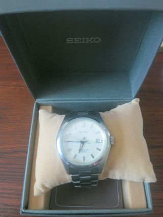 Seiko Mechanical SARB035 Wrist Watch for Men - Silver/Beige 2