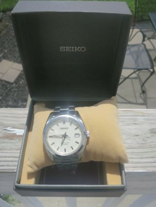 Seiko Mechanical SARB035 Wrist Watch for Men - Silver/Beige 4