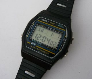 Vintage Casio Marlin W - 24 Digital Lcd Watch