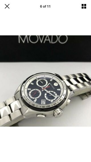 Movado Men’s Watch Series 800 Chronograph Black Dial 2600133