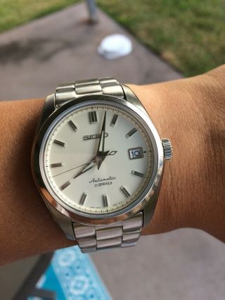 Seiko Mechanical Sarb035 Wrist Watch For Men - Silver/beige