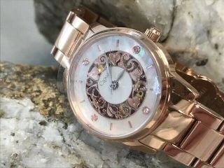 Welsh Official Rose Stainless Steel Clogau Baroque Watch £350 Off 18cm Wrist