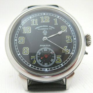 Uhrenfabrik Union Glashutte Wristwatch,  Glass Back Cover,  Mechanism