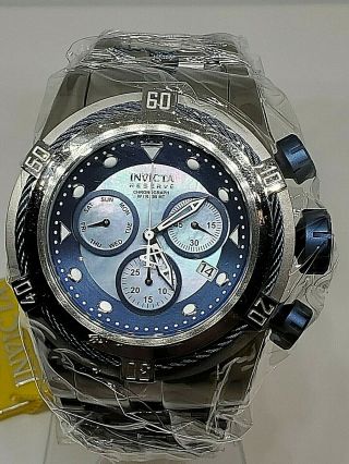 Invicta Bolt Zeus Quartz Watch - Blue Case Stainless Steel - Model 12728