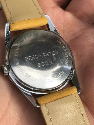 Vintage Precimax Precimaster Automatic Swiss Made Mens Watch 34,  5mm 4