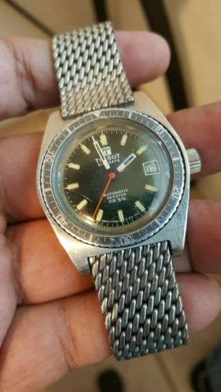 Vintage Tissot Seastar Pr516 Diver Automatic Mens Watch