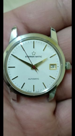 A Vintage Eterna Matic Automatic Men Wrist Watch