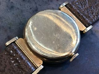 Vintage Hamilton Men ' s wristwatch art deco Prescott driver ' s runs cal.  987 E 12