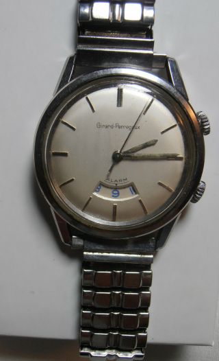 Vintage " Girard Perregaux " Alarm Wristwatch - - 1960 