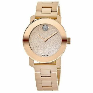 Movado Bold Rose Gold Ion - Plated 36mm Women 