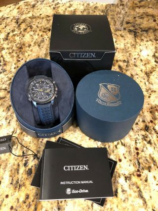 Citizen At8020 - 03l Blue Angels World Chrono A - T Eco Watch