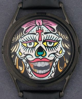 Mr.  Jones Laugh Now Cry Later Candy Skull Character Watch Facetimer L.  E.  Of 20