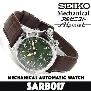 Refurbish Seiko Mechanical Alpinist Sarb017 Automatic Men’s Watch Made In Japan