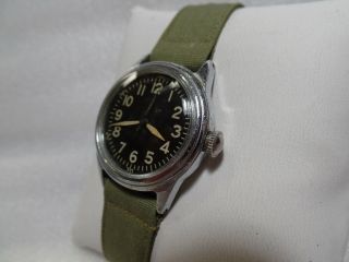 Elgin Wwii Type A - 11 Military Watch With Hacking 40 