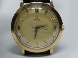Vintage Omega Automatic 17 Jewel - Stainless Steel And Gold Filled Case