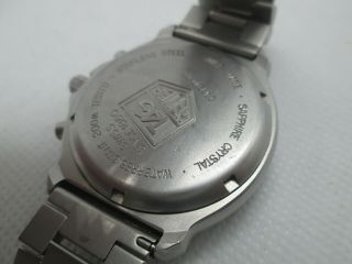 VINTAGE TAG HEUER F1 200M DATE CHRONOGRAPH STAINLESS STEEL QUARTZ MENS WATCH 11