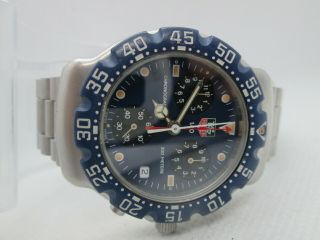 VINTAGE TAG HEUER F1 200M DATE CHRONOGRAPH STAINLESS STEEL QUARTZ MENS WATCH 6