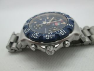 VINTAGE TAG HEUER F1 200M DATE CHRONOGRAPH STAINLESS STEEL QUARTZ MENS WATCH 9