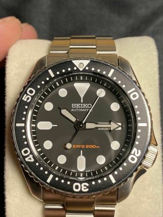 Seiko Skx007k2 (with Strapcode Oyster Bracelet) Stainless Steel Wrist Watch