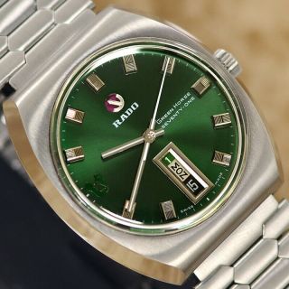 Vintage Rado Green Horse Seventy - One Automatic 25 Jewels Analog Dress Mens Watch