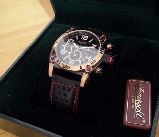 Mens Rose - Gold & Black Ingersoll Bison 8 Automatic IN2806RBK Diver Style Watch 10