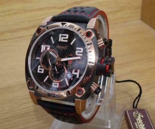 Mens Rose - Gold & Black Ingersoll Bison 8 Automatic IN2806RBK Diver Style Watch 2