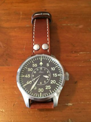 Laco - Aachen 39mm Made In Germany Flieger Pilots Watch Type B Dial (861990)