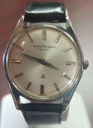 Vintage Girard - Perregaux Gyromatic 39 Jewel Gents Dress Watch