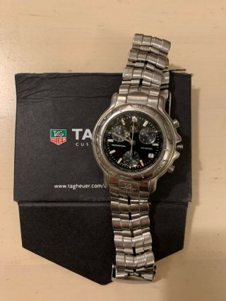 Broken Tag Heuer 6000 Ch1113 - 0 Chronograph Watch