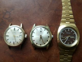 Glycine Tissot T12 Bulova N3 Vintage Watches All Good Rare