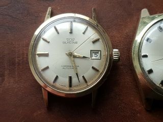 Glycine Tissot T12 Bulova N3 Vintage Watches All Good Rare 2