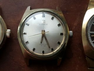 Glycine Tissot T12 Bulova N3 Vintage Watches All Good Rare 3