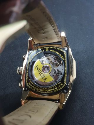 Invicta Reserved Lmtd.  Ed.  35/100 Automatic Movement Flame Fusion Crystal 7