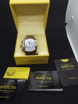 Invicta Reserved Lmtd.  Ed.  35/100 Automatic Movement Flame Fusion Crystal 8