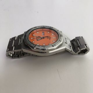 Seiko 7546 - 603H Rare Vintage SQ Sports 100 Quartz Diver Orange 8