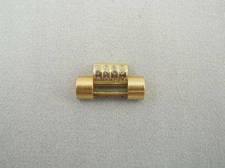 Custom Solid 18k Gold Watch Link 16mm For Rolex Men 