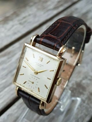J W Benson Gents Watch 1960,  9ct Solid Gold,  Decent Watch