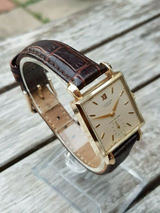 J W Benson gents watch 1960,  9ct solid gold,  Decent watch 3