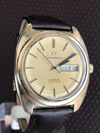 1975 OMEGA Constellation AUTOMATIC 1022 DAY DATE HACK 23J Ref 166.  0222 LARGE SW 2