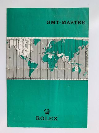 1966 Vintage Rolex Gmt Master Ref.  1675 Booklet