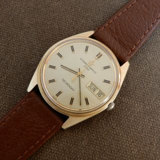 Eterna - Matic 3000 Sevenday Automatic Calibre Eterna 1501k Day Date Vintage 1960s