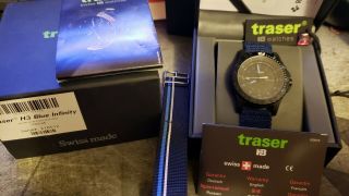 traser H3 Swiss Watches P66 Blue Infinity Tritium Dial - 3