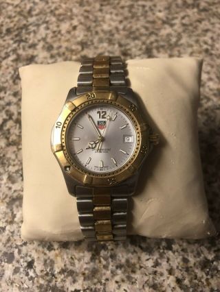 Tag Heuer Gold Tone And Stainless Steel Professional Two Watch
