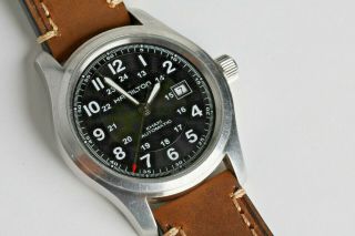 Hamilton Khaki H705450 Automatic Wrist Watch For Men Pre - Owned Great Shape