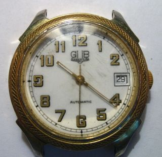 Rare Vintage GUB Glashutte / SA 25j Automatic ETA 2824 - 2 Men ' s Wrist Watch /232k 3