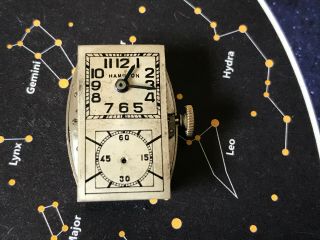 Vintage Hamilton Doctor Movement And Dial